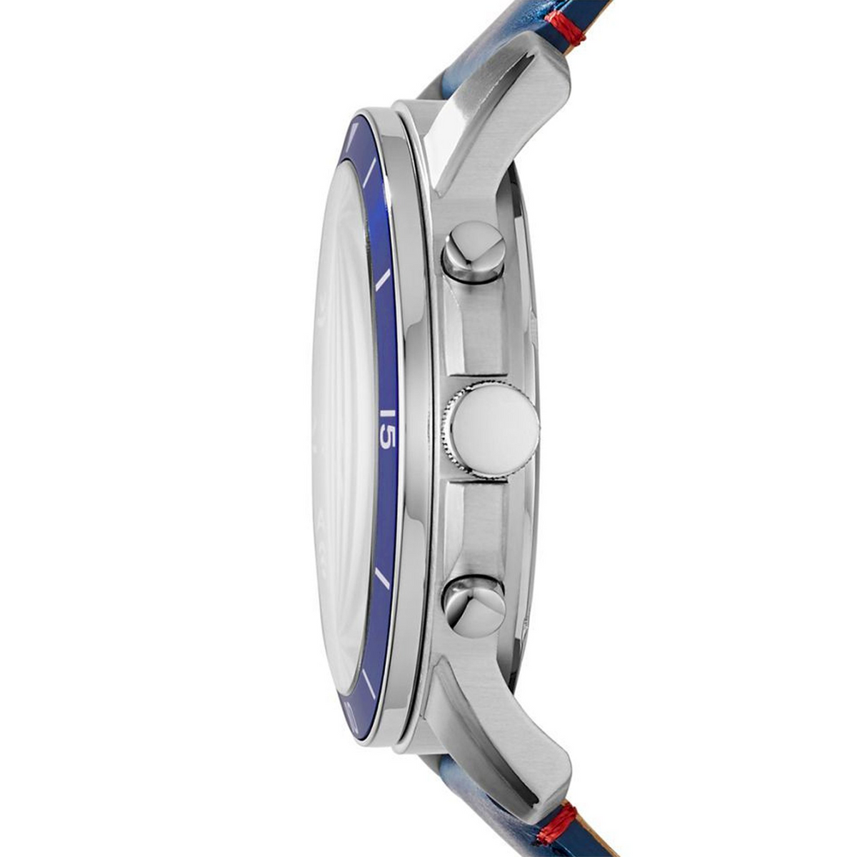 Fossil Men s Blue Leather Watch FS5373 Bluestrap Watches Ghana