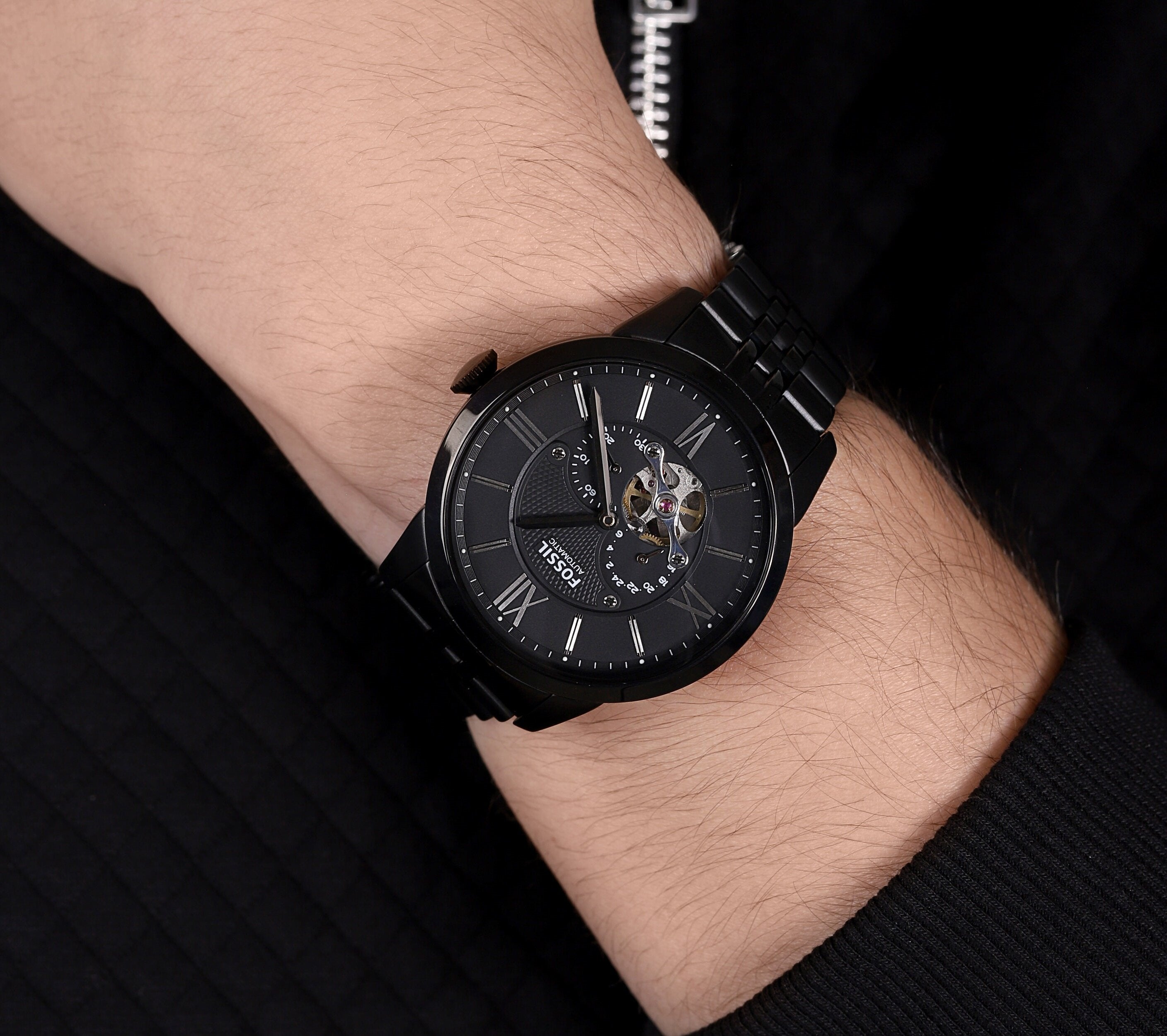 Men's Fossil Townsman Mechanical Stainless Steel Watch - ME3062