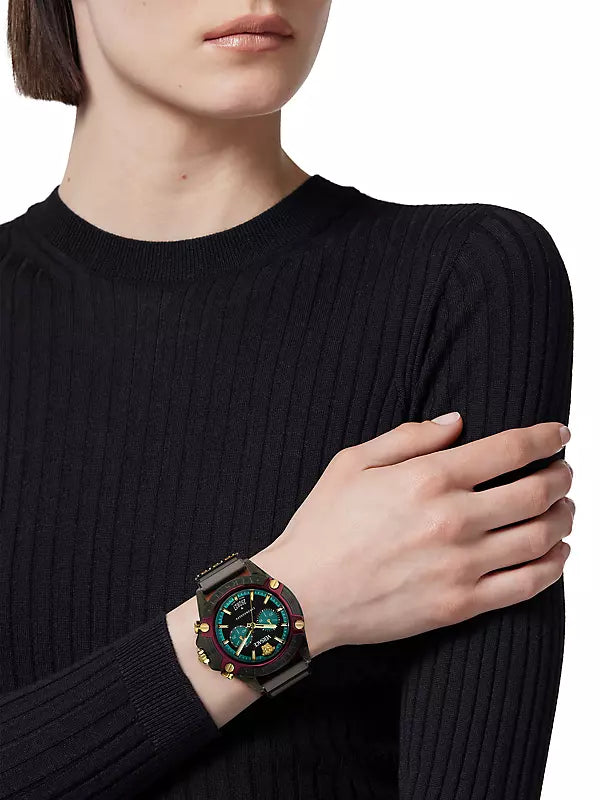 Unisex Versace New Icon Active Chronograph Watch  - VE8P00224