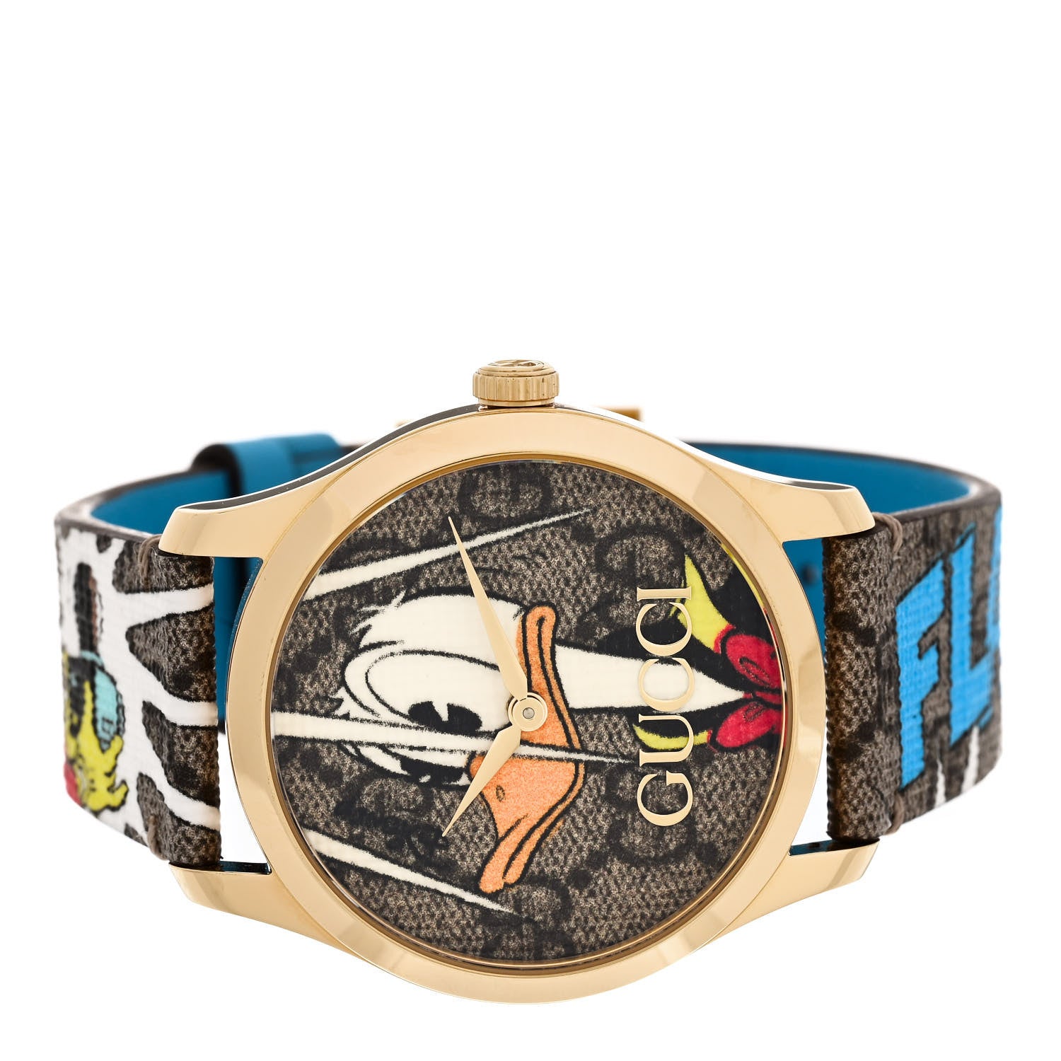 Unisex Gucci G-Timeless Disney Donald Duck Watch  -YA1264167