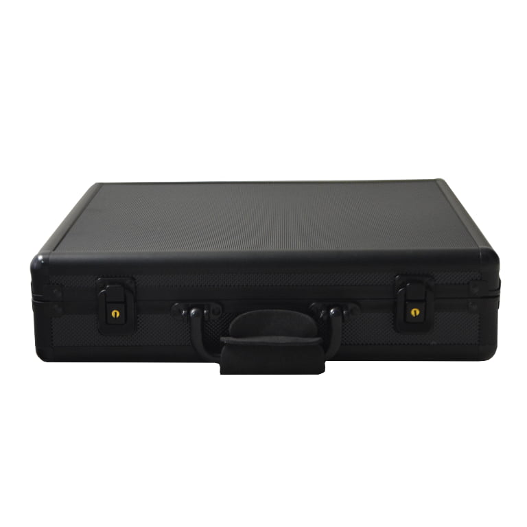 Goochy Black Aluminum Alloy Watch Suitcase (18 Watches)