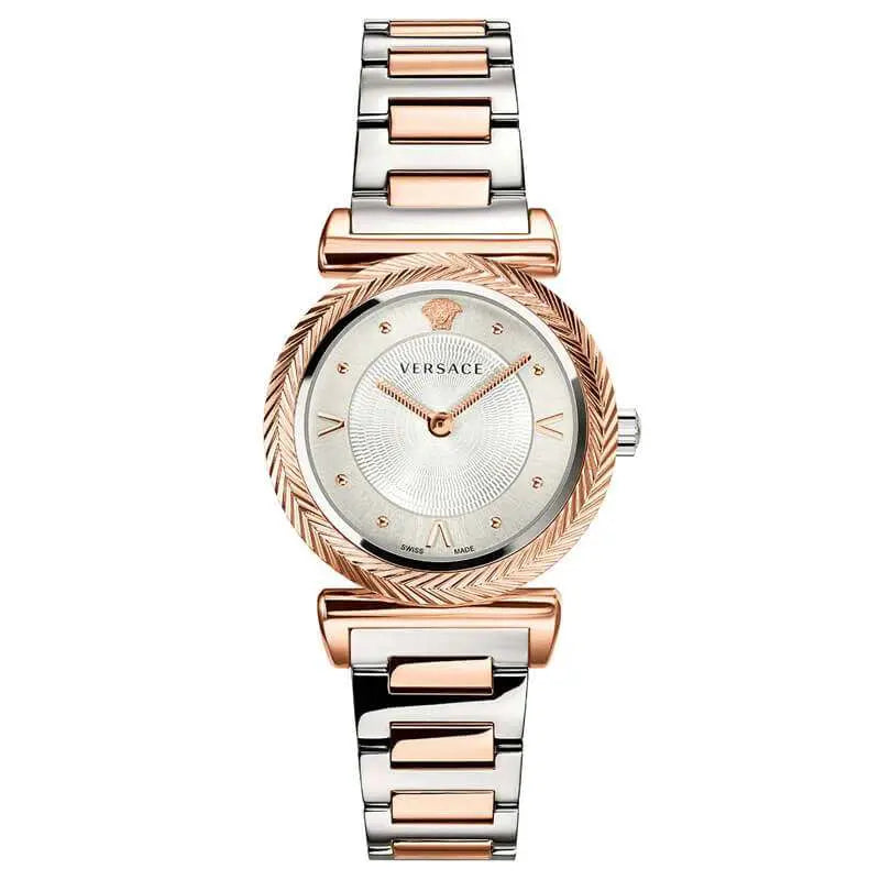 Women's Versace V-Motif Two Tone Watch - VERE00718