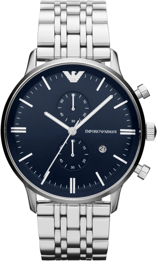 Emporio Armani Two-Hand Stainless Steel Men's Watch - AR1648