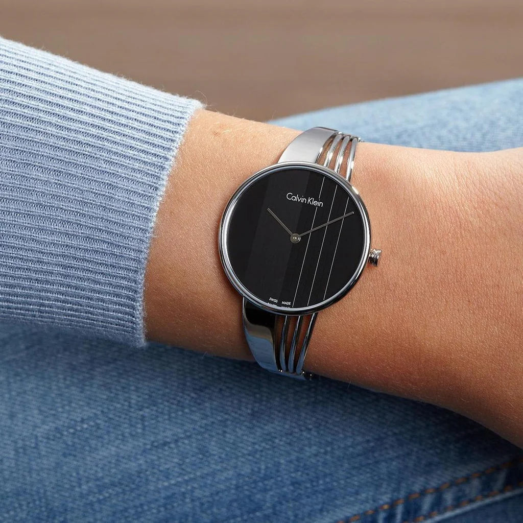 Calvin Klein Drift Silver Stainless Steel Women's Watch - K6S2N1