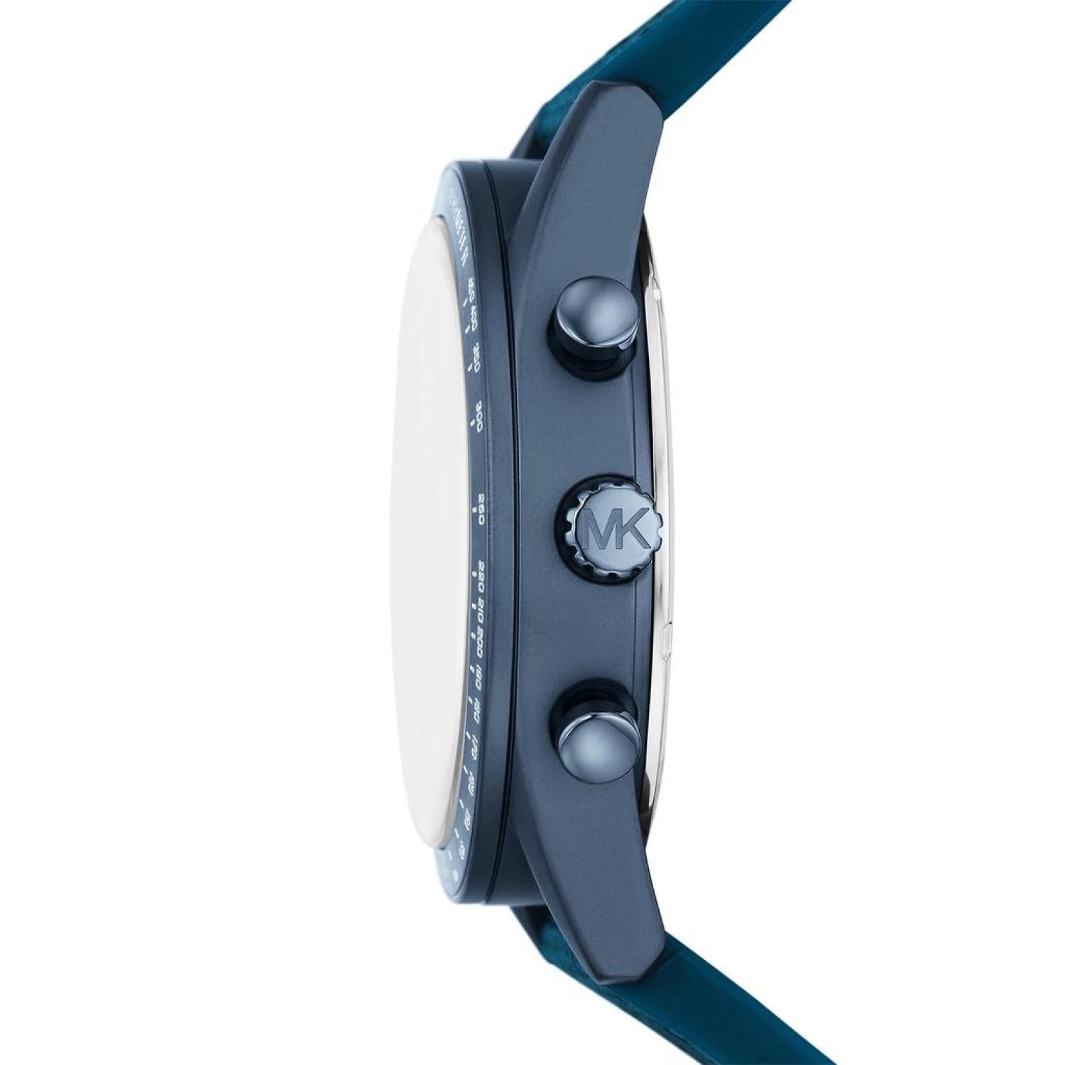 Men's Michael Kors Oversized Warren Blue-Tone  Watch | MK9142