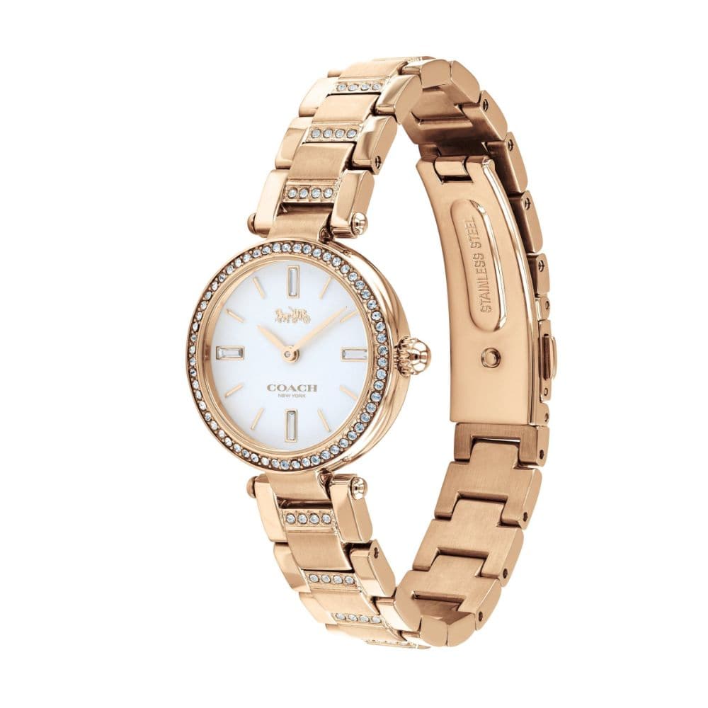 Women's Coach Park Carnation Gold Watch -14503099