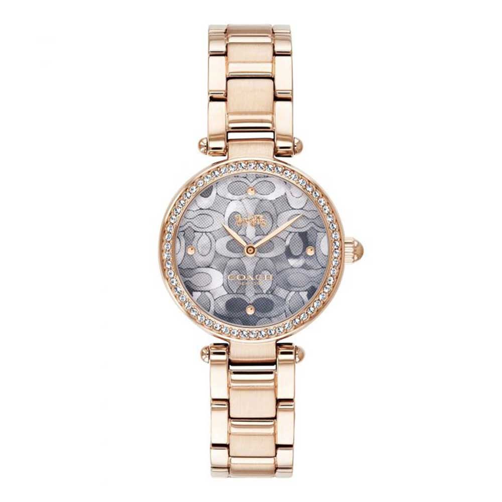 Women's Coach Park Crystal Dial Rose Gold Watch -14503226