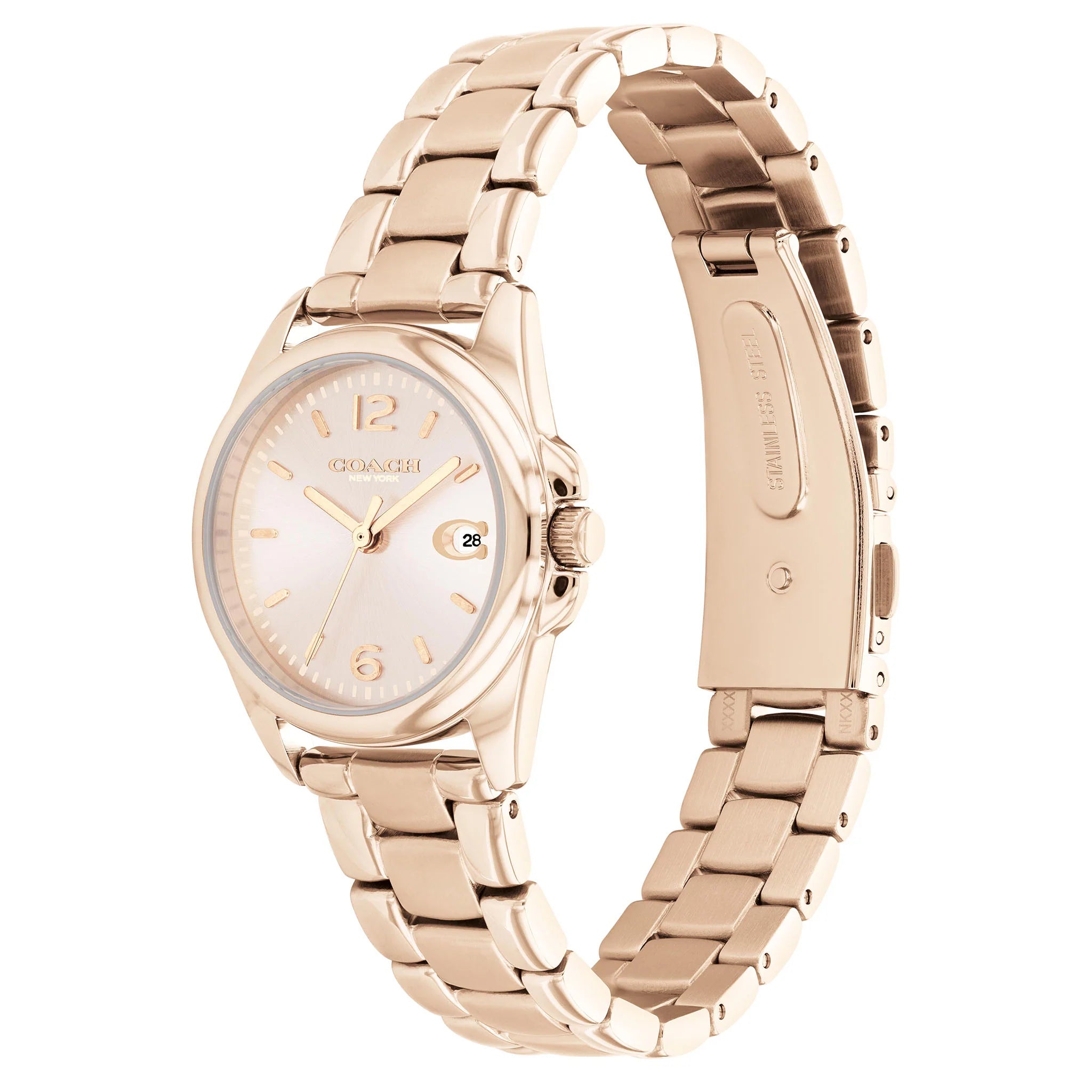 Women's Coach Greyson Carnation Gold-Tone Watch - 14503908