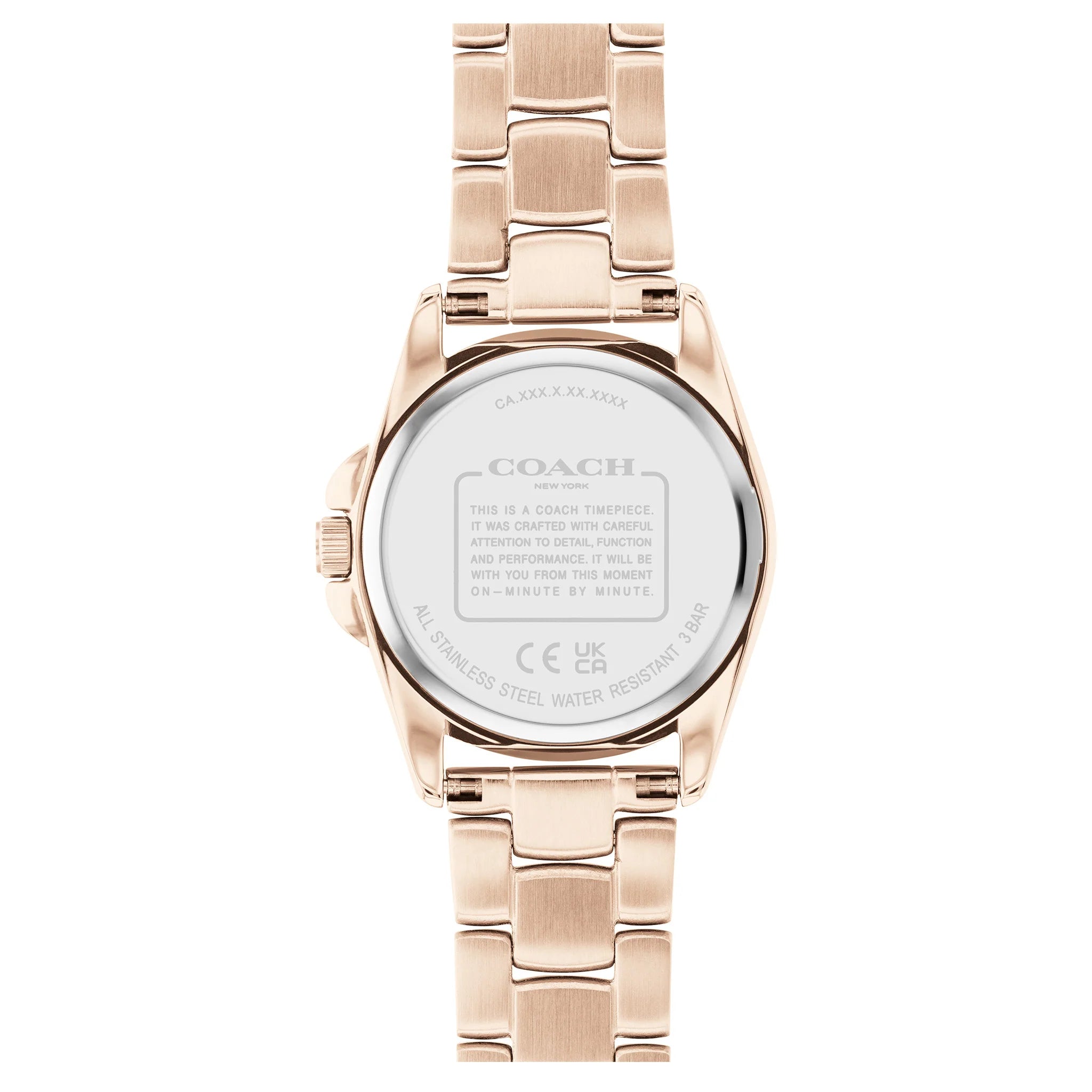 Women's Coach Greyson Carnation Gold-Tone Watch - 14503908