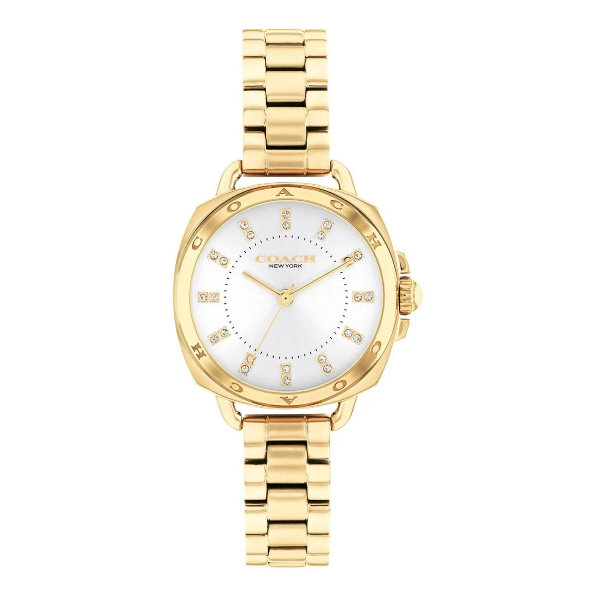 Women's Coach Tatum Gold Tone 28mm Watch -14504153