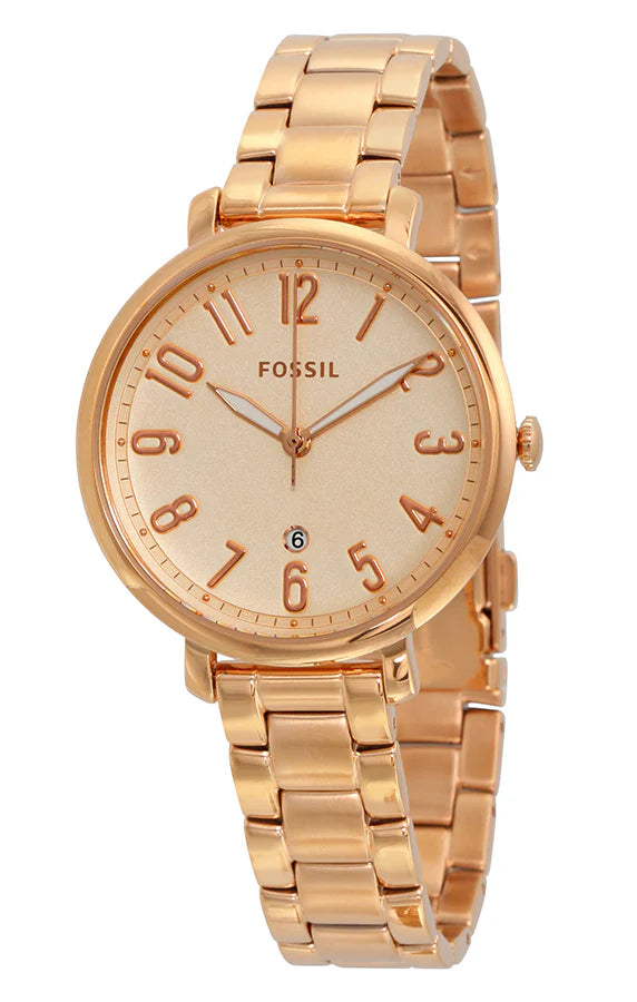 Women's Fossil Jacqueline Rose Gold Watch - ES3970