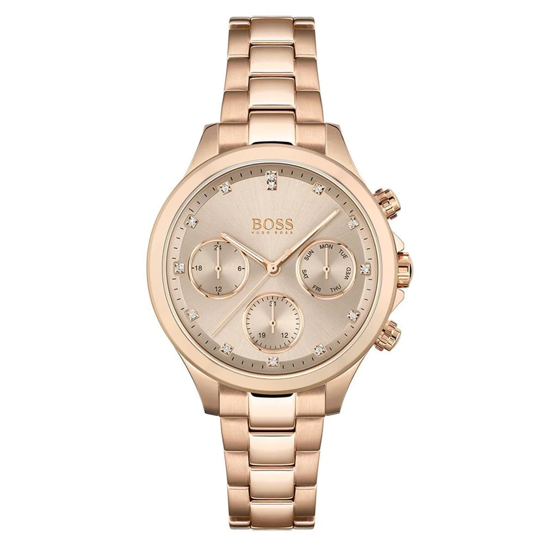 Women's Hugo Boss Rose gold Steel multi-function Watch - 1502592