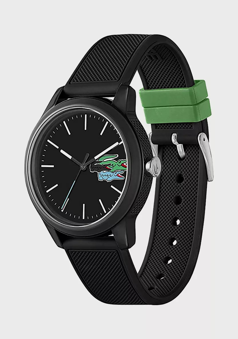 Men's Lacoste Black Silicone Strap Watch - 2011134