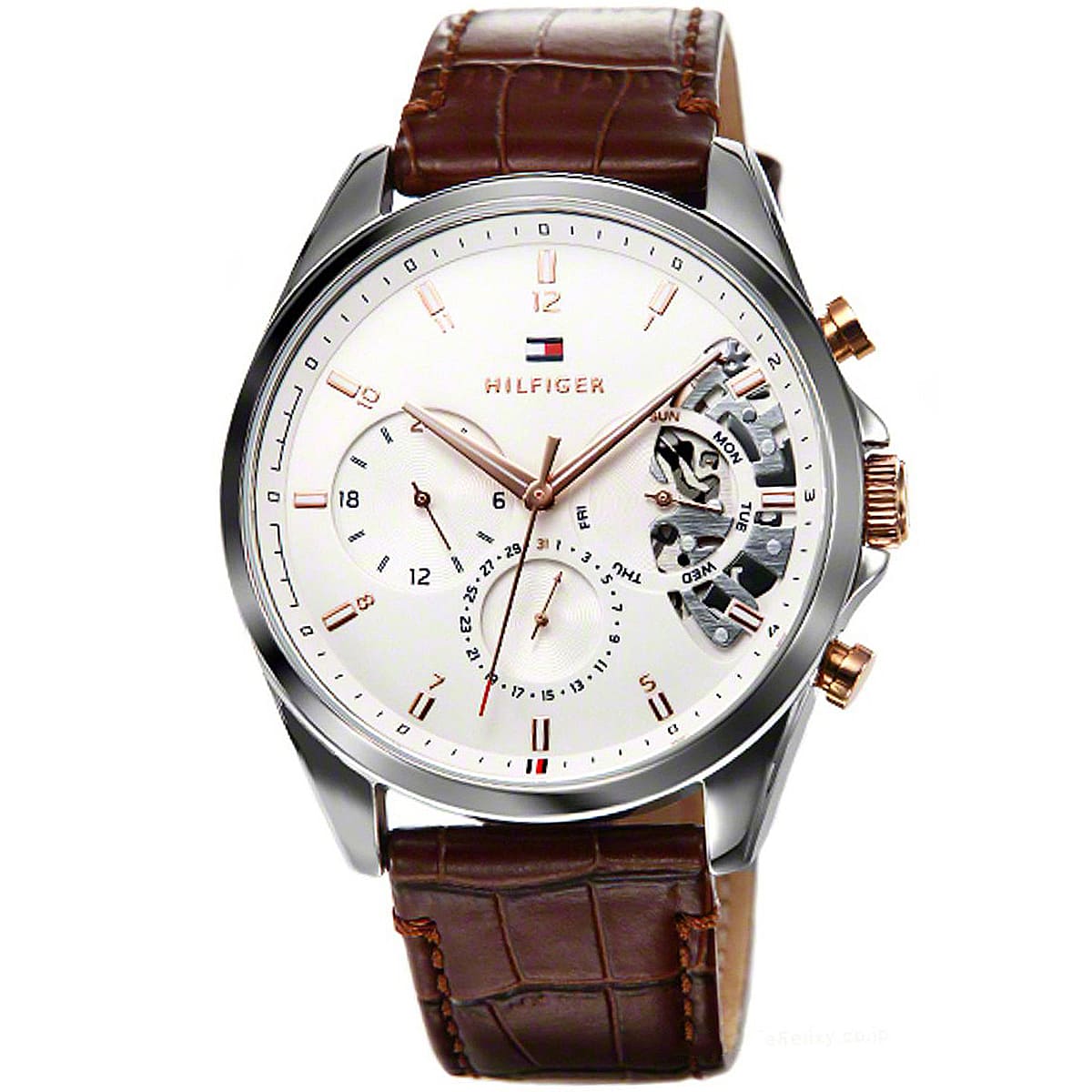 Tommy Hilfiger Quartz Multifunction Silver Dial Watch for Men - 1710450