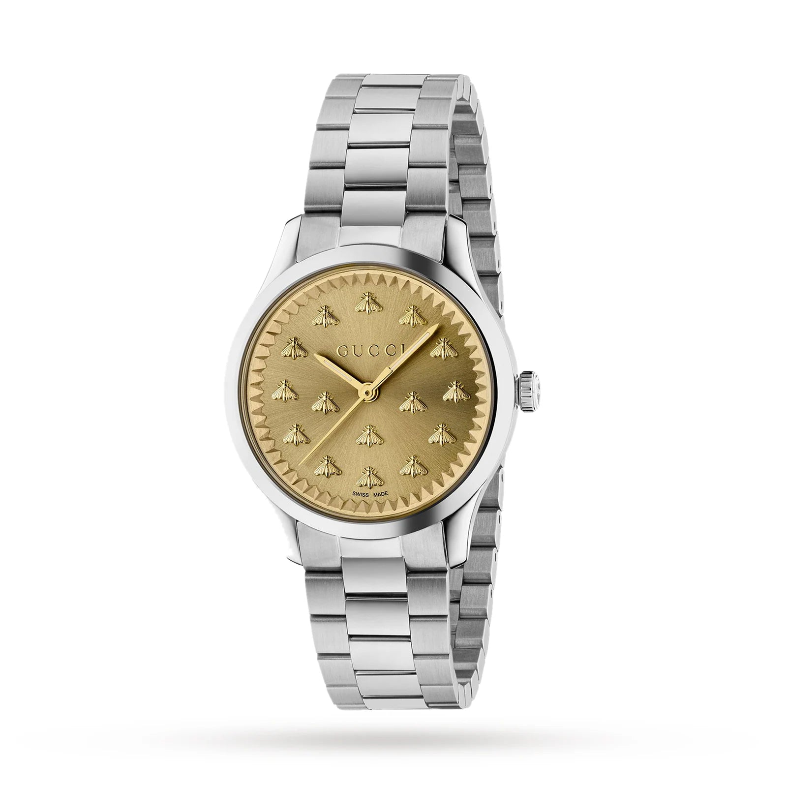 【 GUCCI 】 G-Timeless Champagne Dial Ladies Watch Gucci G-Timeless Automatic Bees Champagne 42mm YA126378 | LORO