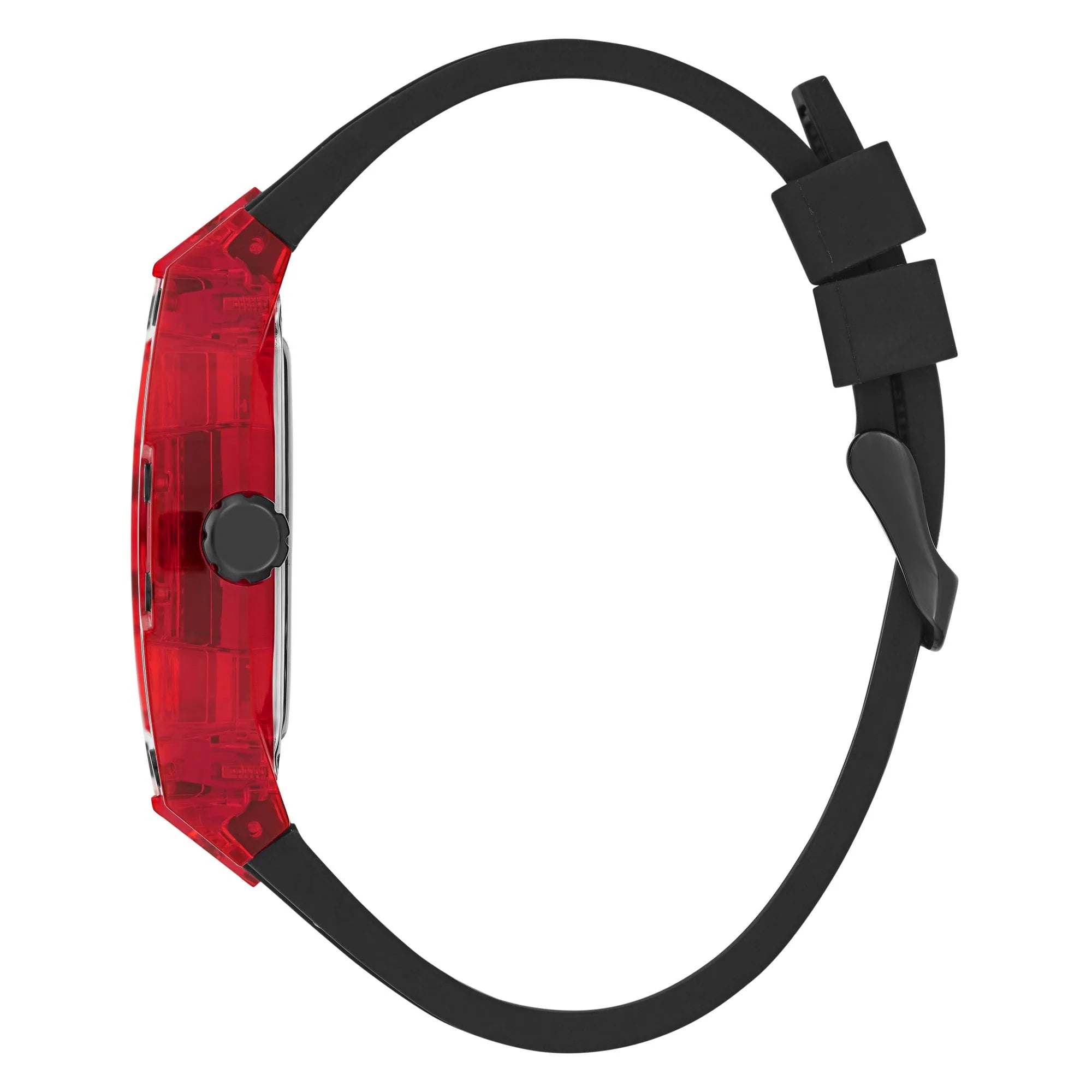 Men's Guess Black and Red Multi-function Watch - GW0499G4