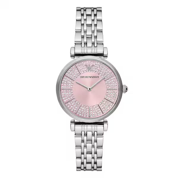 Women's Emporio Armani Pink Dial 32mm Watch - AR11686