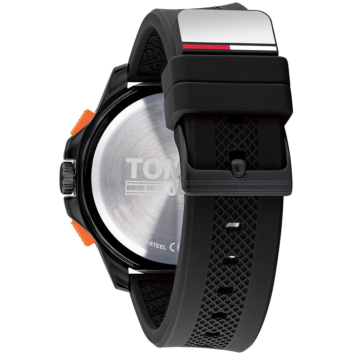 Tommy Hilfiger Black Dial Black Silicone Men's Watch - 1791763