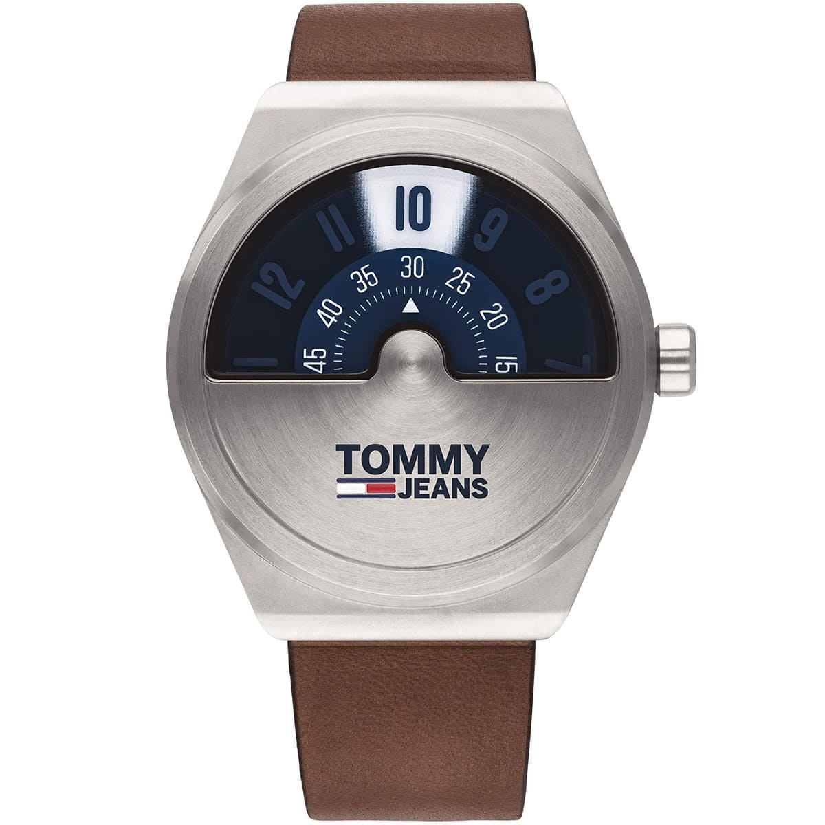 Tommy Hilfiger Quartz Leather Strap Blue Dial Men's Watch - 1791772
