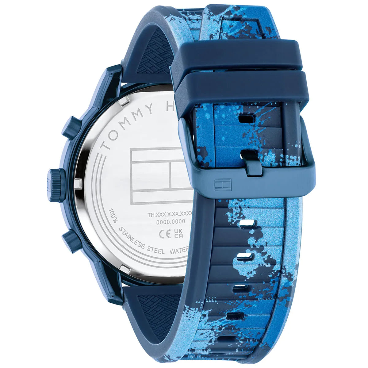 Tommy Hilfiger Blue Silicone Wild Men's Watch - 1792073