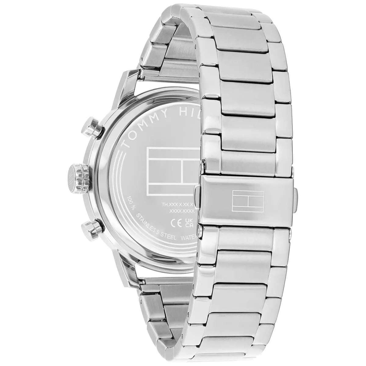 Men's Tommy Hilfiger Rocky Silver and Green Watch-1792180