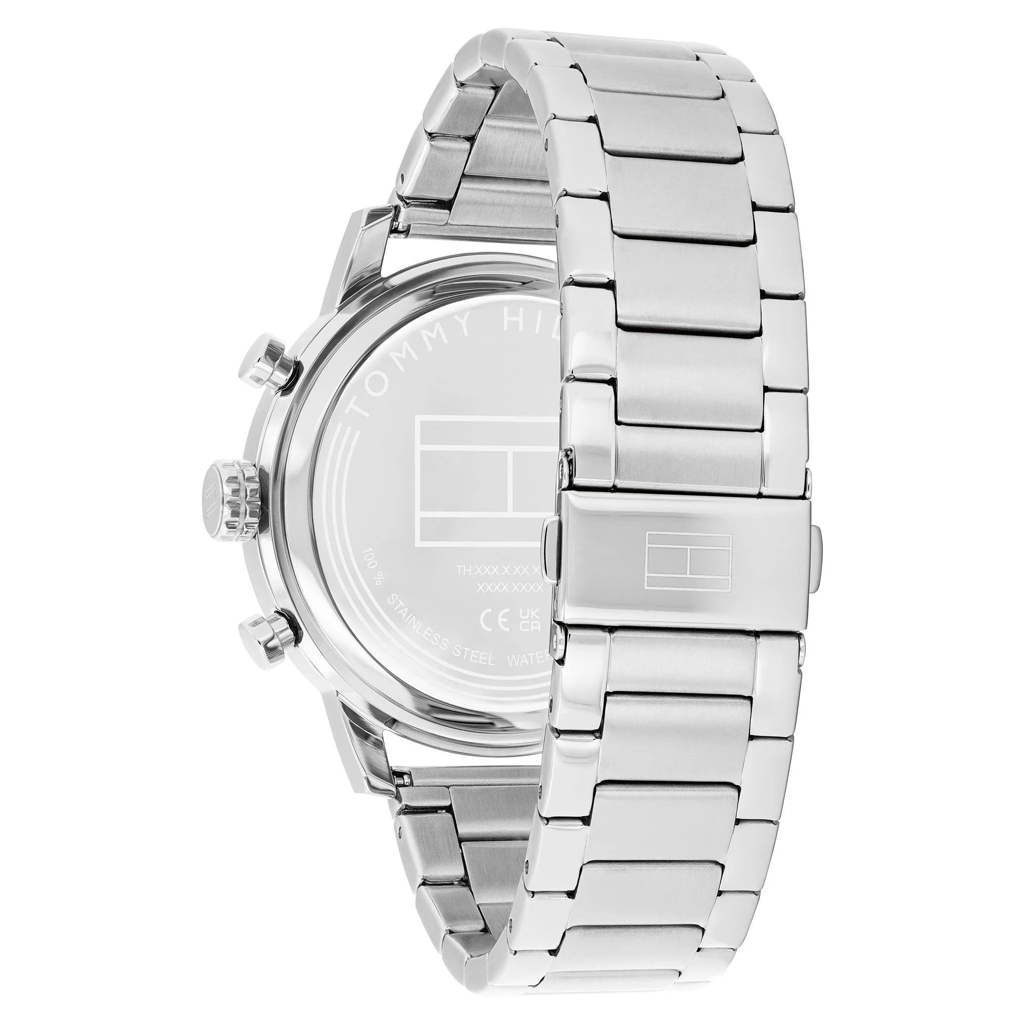 Men's Tommy Hilfiger Rocky Silver and Black Watch -1792181