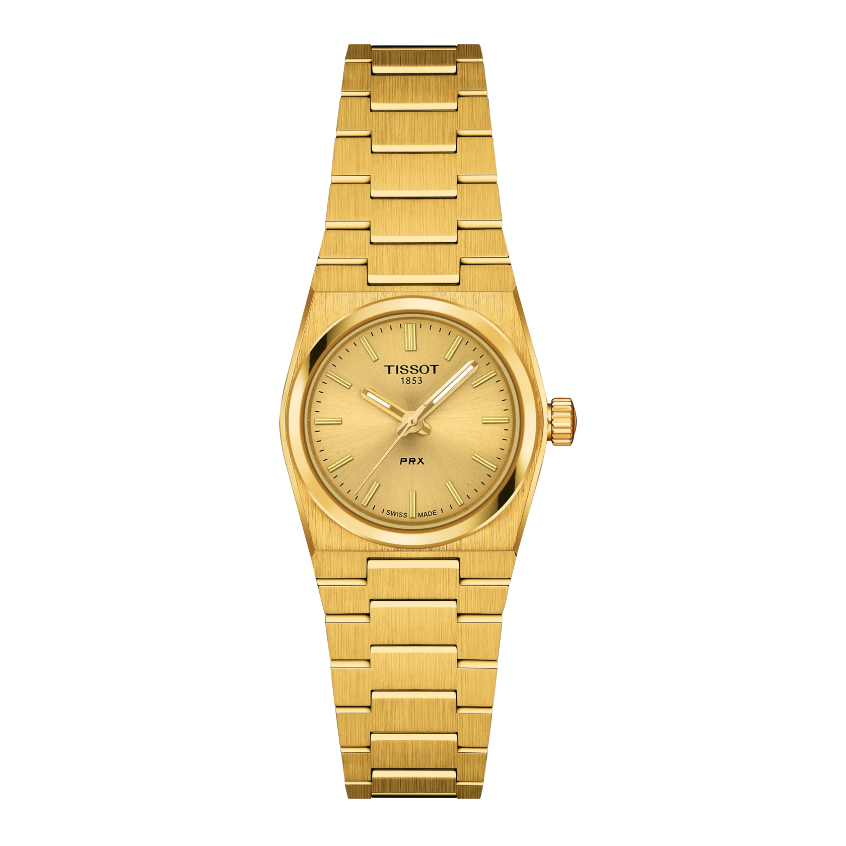 Women's Tissot PRX 25mm Gold Tone Watch-T137.010.33.021.00