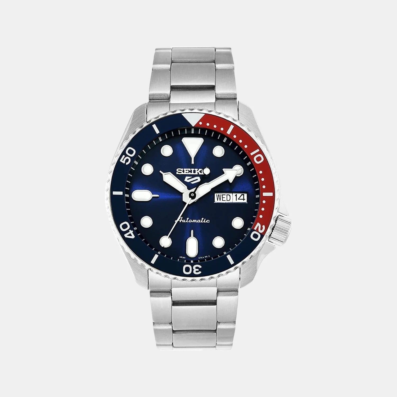 Seiko 5 Sports Automatic Pepsi Bezel Men's Watch - SRPD53K1