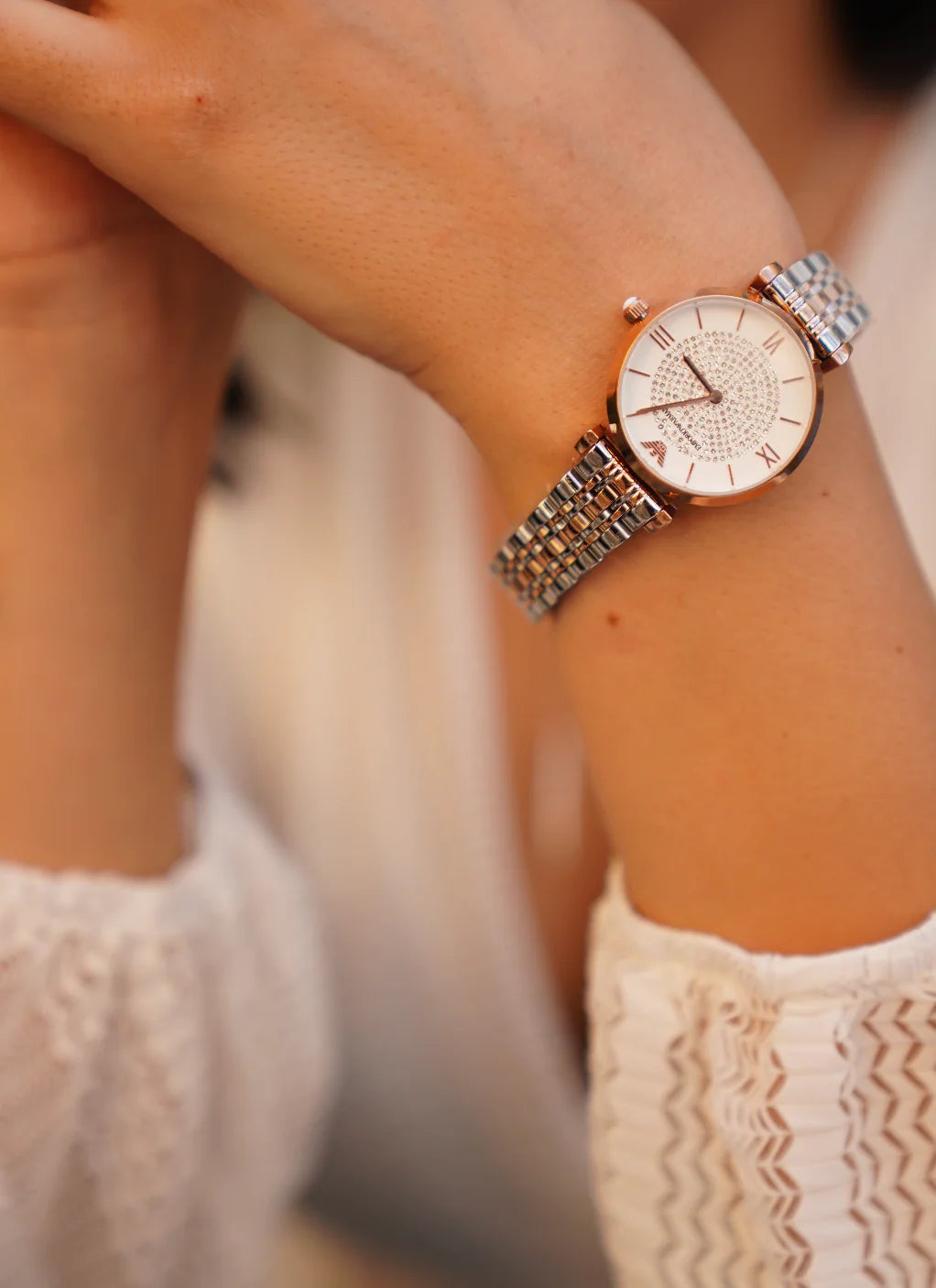 Women's Emporio Armani Gianni T-Bar Watch - AR1926