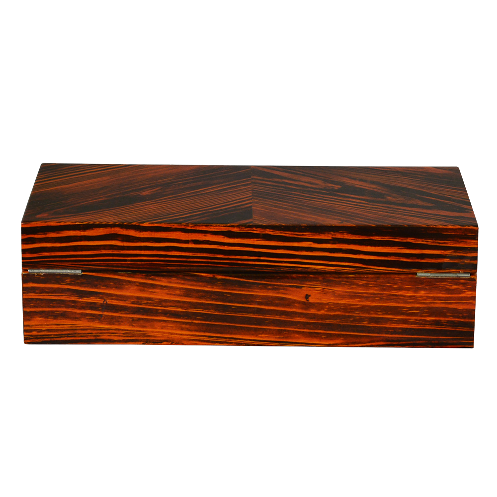 10-Slot Glossy Watch Case - Handmade