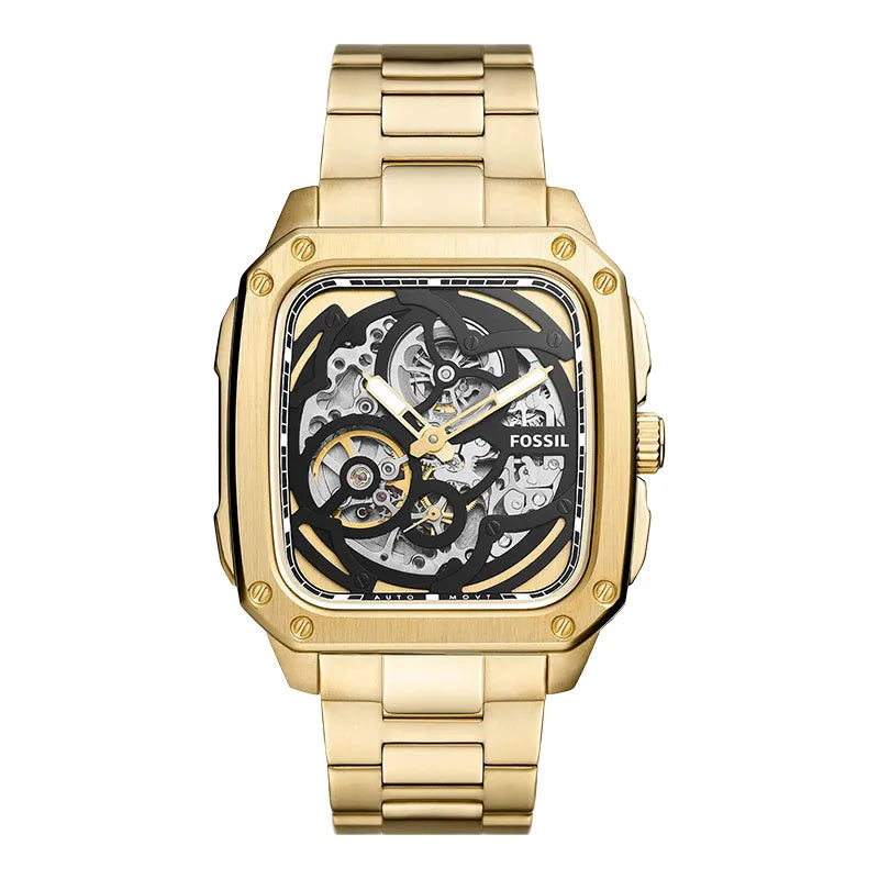 Men's Fossil Inscription Automatic Watch- BQ2573