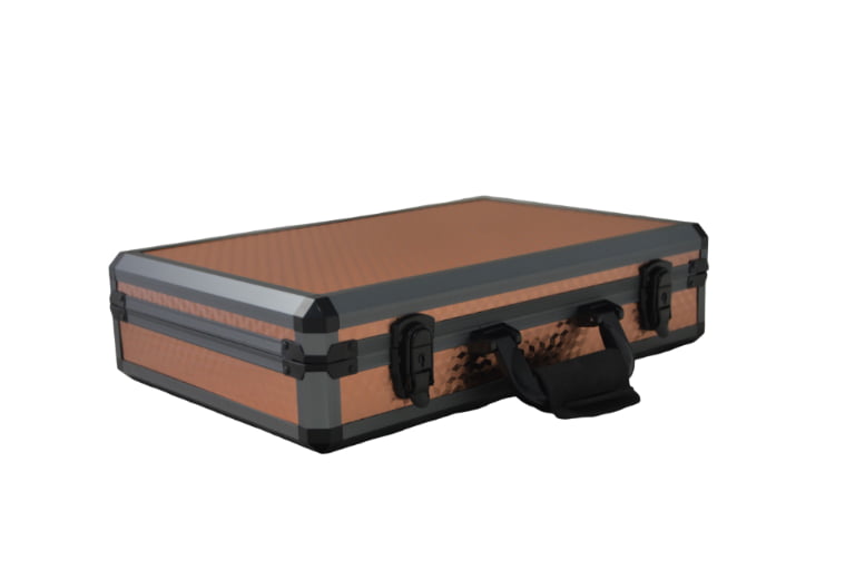 Rose Gold 24-Slot Aluminum Alloy Watch Suitcase