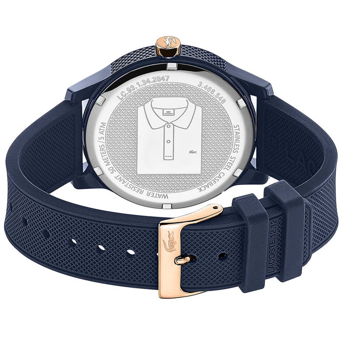Men's Lacoste Blue Silicone Watch - 2011011
