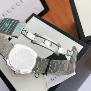 Unisex Gucci Grip Silver Blue Watch - YA157437