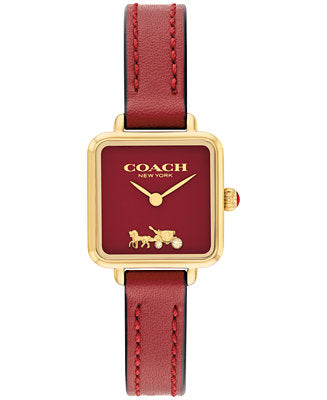Women's Coach Red Dial Watch-14504226