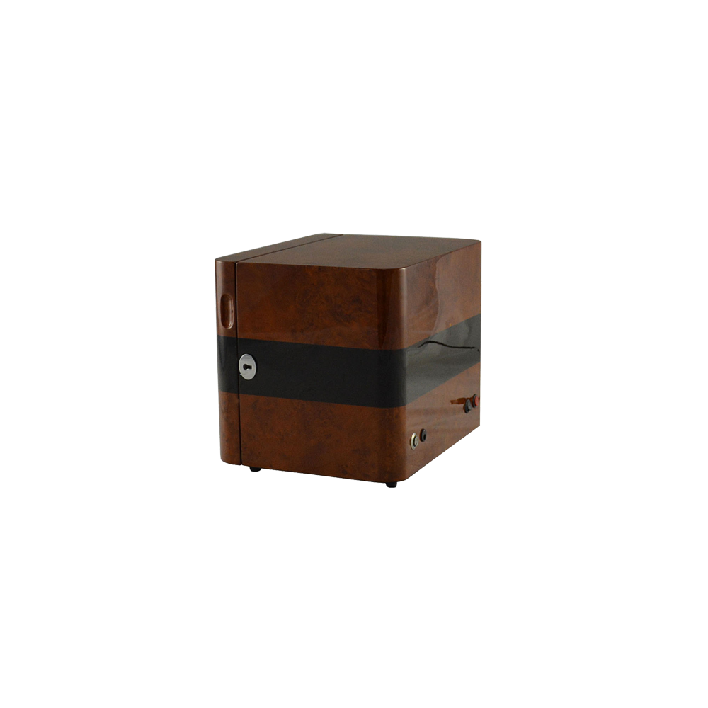 Wooden Dual watch winder (LCD Touch Screen)
