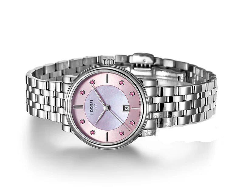 Tissot T Classic Carson Premium Lady Mother of Pearl Pink Watch - T122.210.11.159.00