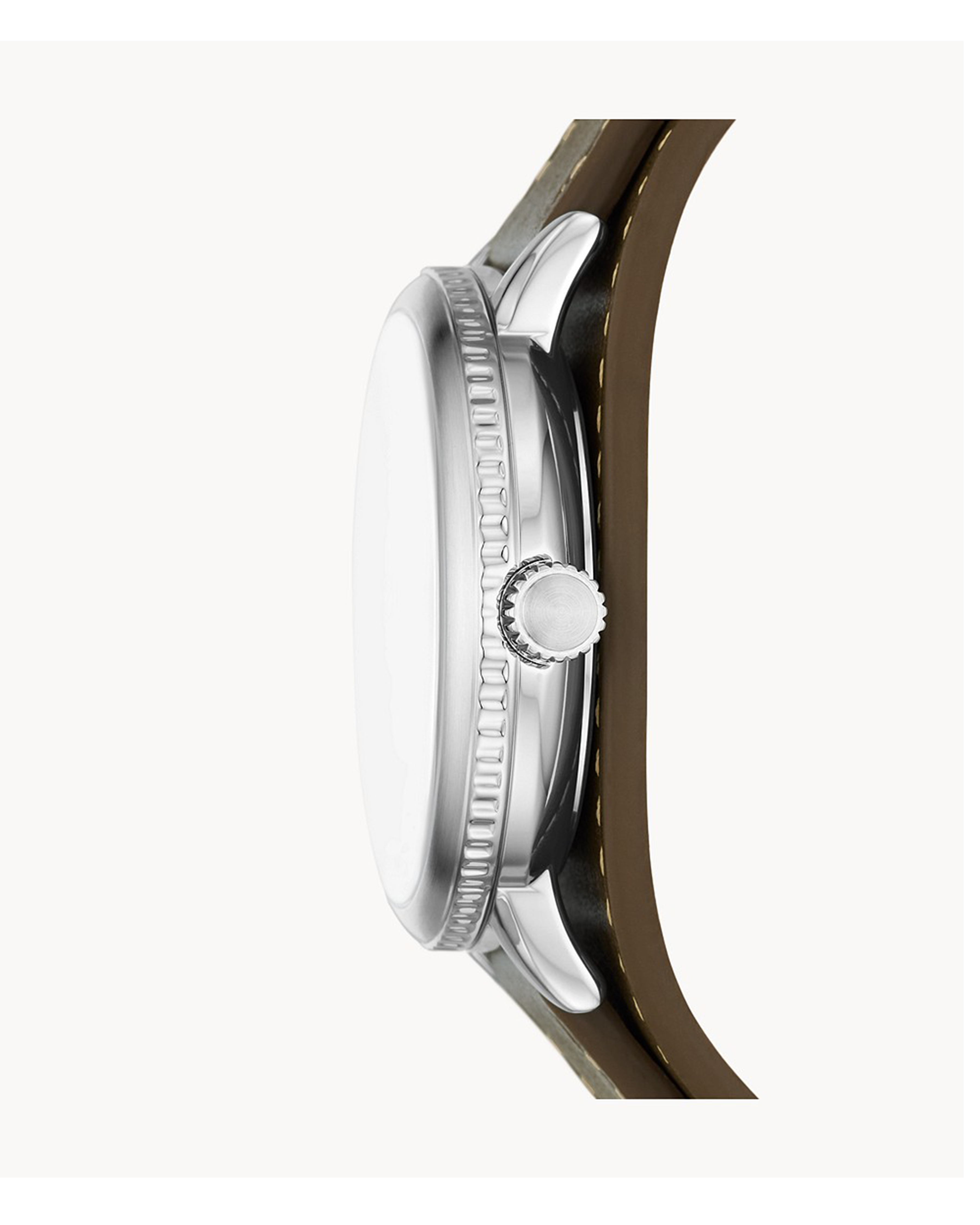 Fossil Olive Green Leather Strap Men's Watch - BQ2734