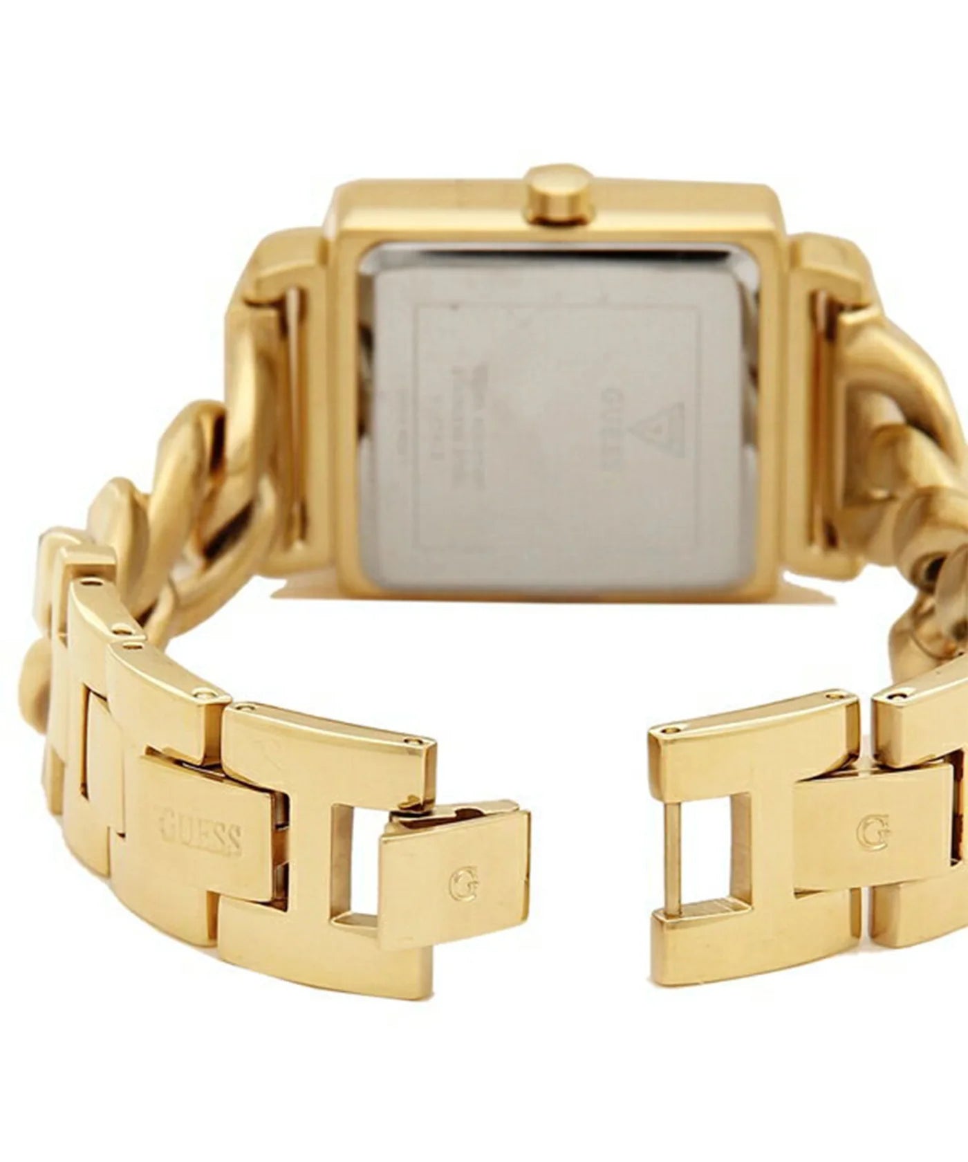 Women's Guess Vanity Gold Square Watch - W1029l2
