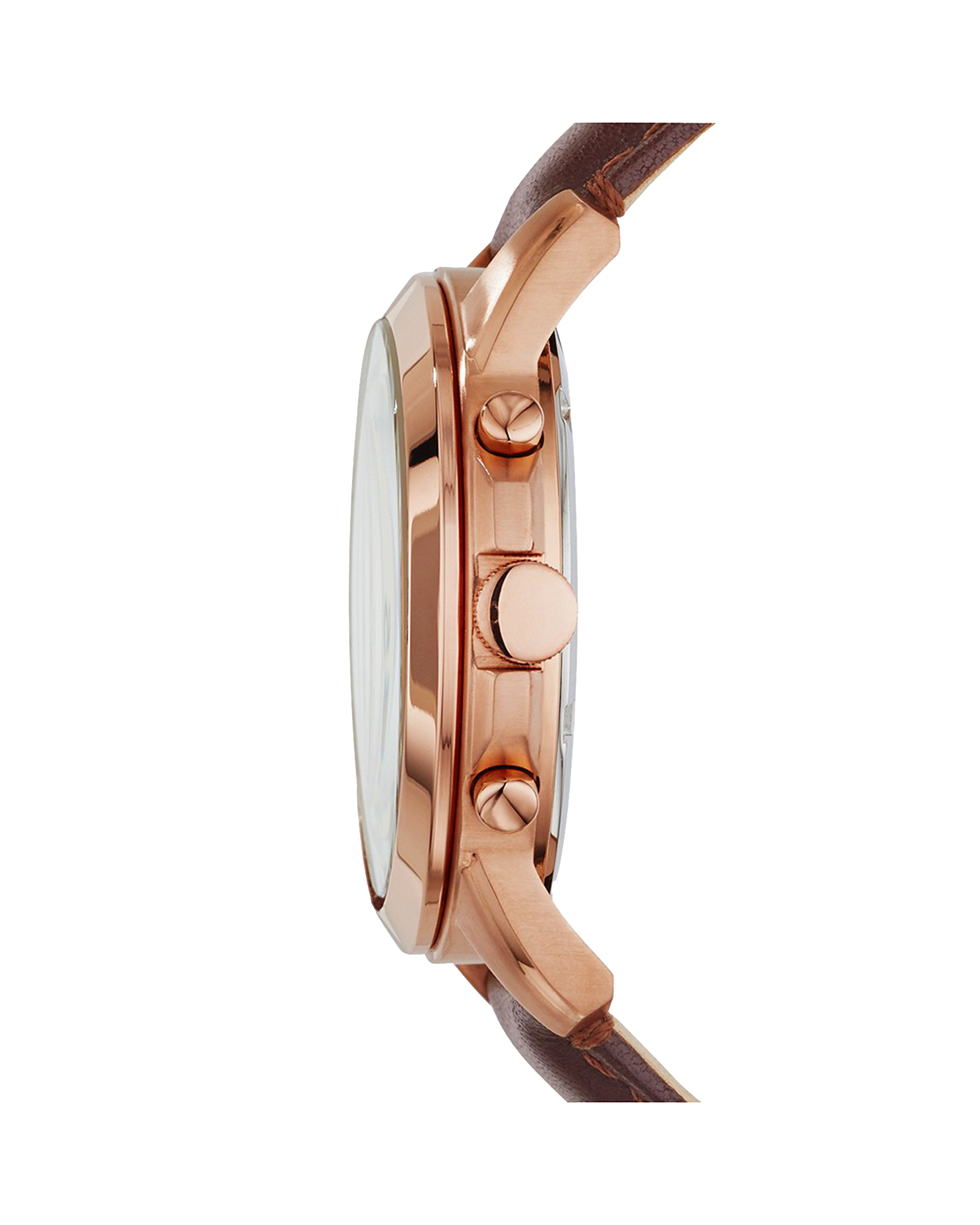 Fossil Grant Brown Leather Strap Men's Watch - FS4991