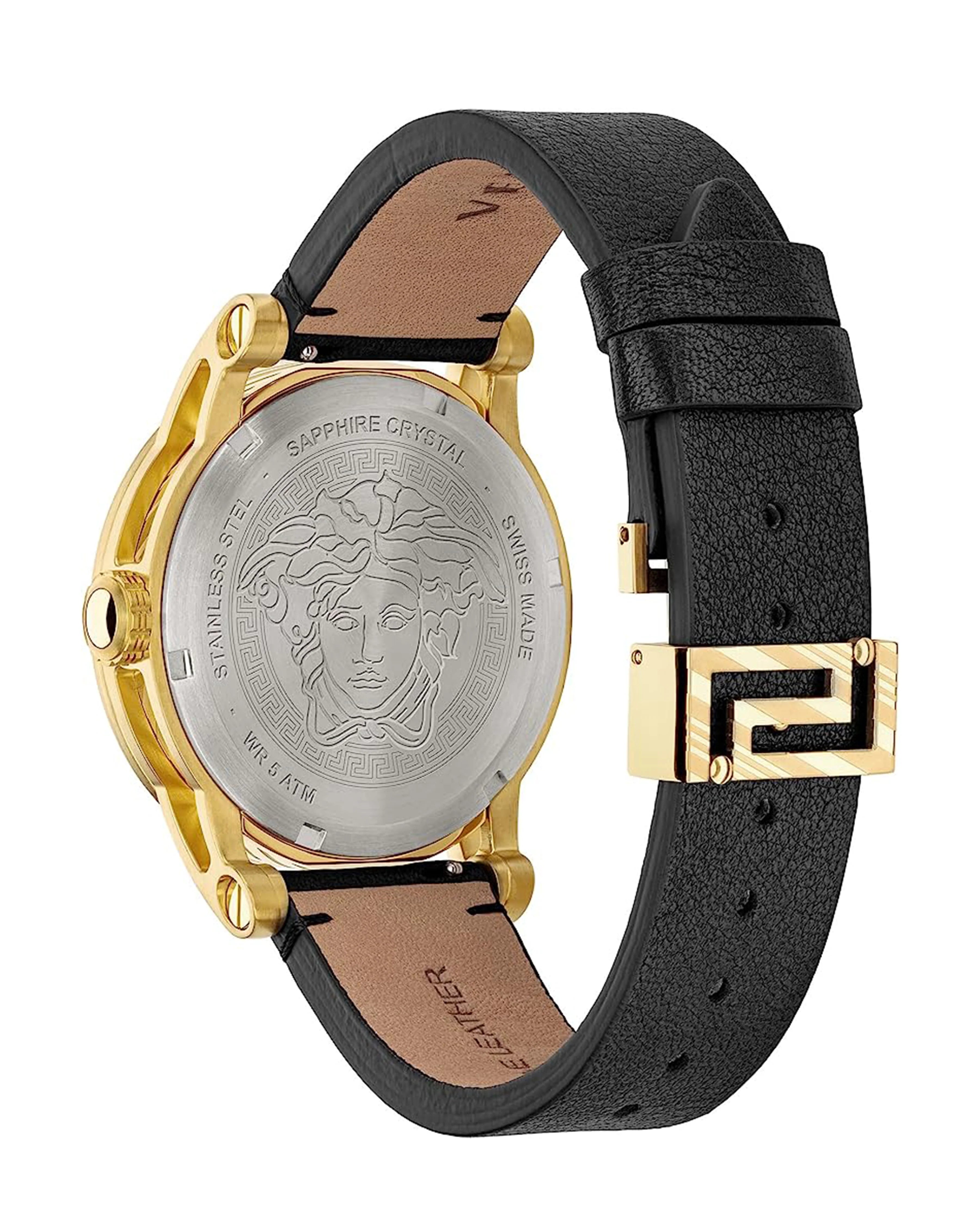 Men's Versace Code Black Dial Watch-VEPO00320