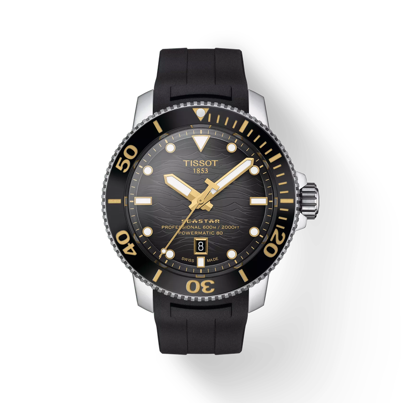 Men's Tissot Seastar 2000 Professional Powermatic 80 Watch - T120.607.17.441.01