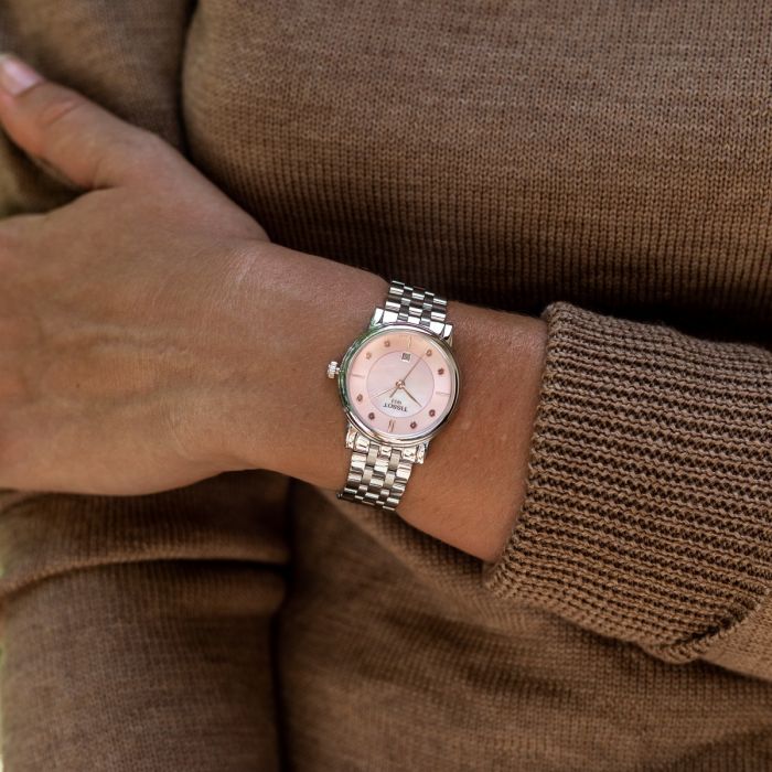 Tissot T Classic Carson Premium Lady Mother of Pearl Pink Watch - T122.210.11.159.00