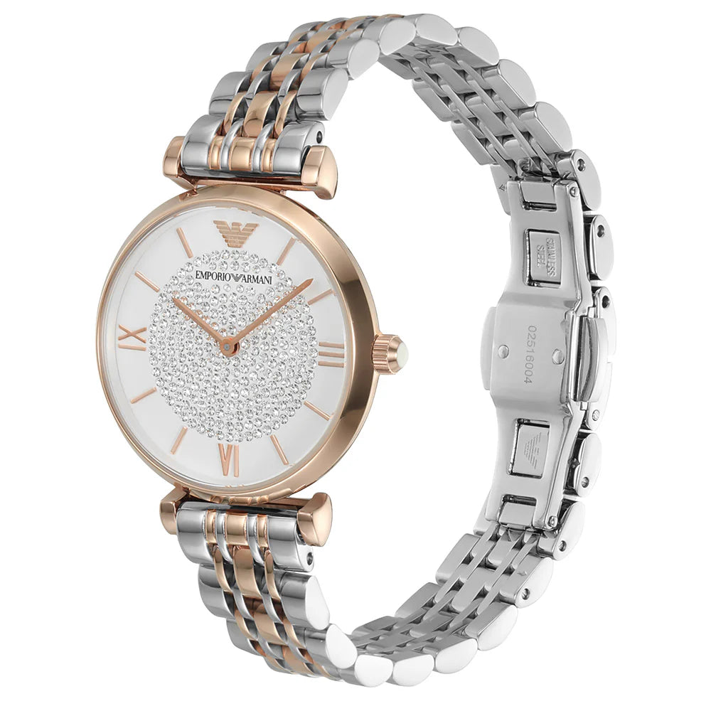 Women's Emporio Armani Gianni T-Bar Watch - AR1926