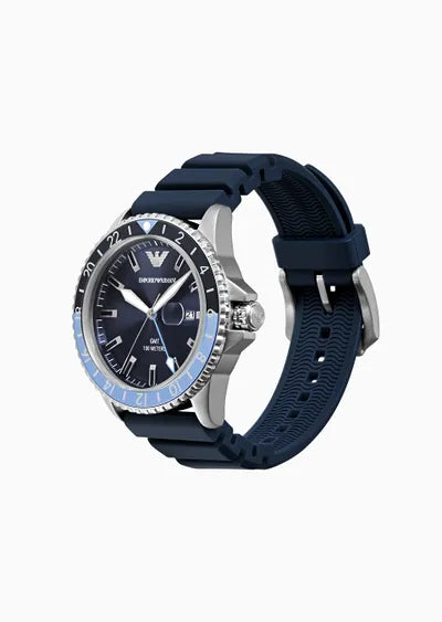 Men's Emporio Armani Diver GMT 42mm Watch-AR11592
