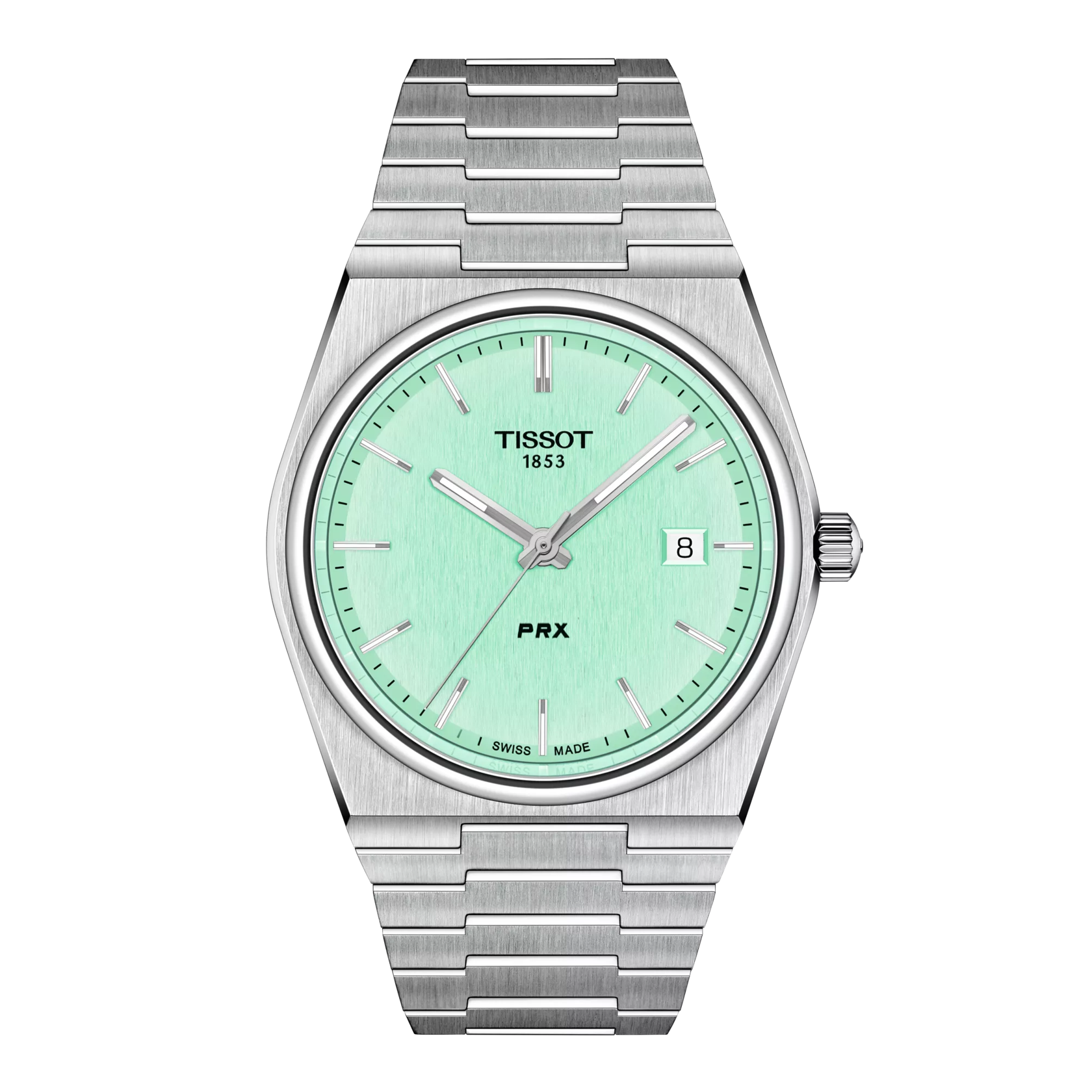 Men's Tissot PRX  Light Green Dial Watch - T137.410.11.091.01