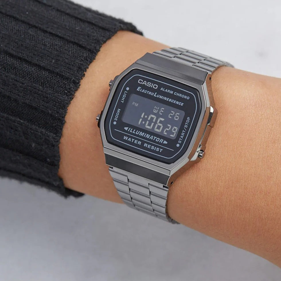 Unisex Casio Vintage Digital Watch |A168WGG-1BDF