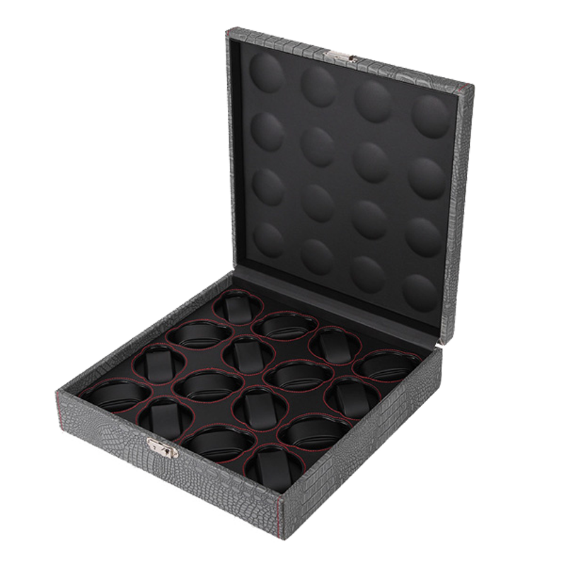 8-slot Leather Watch Display Case