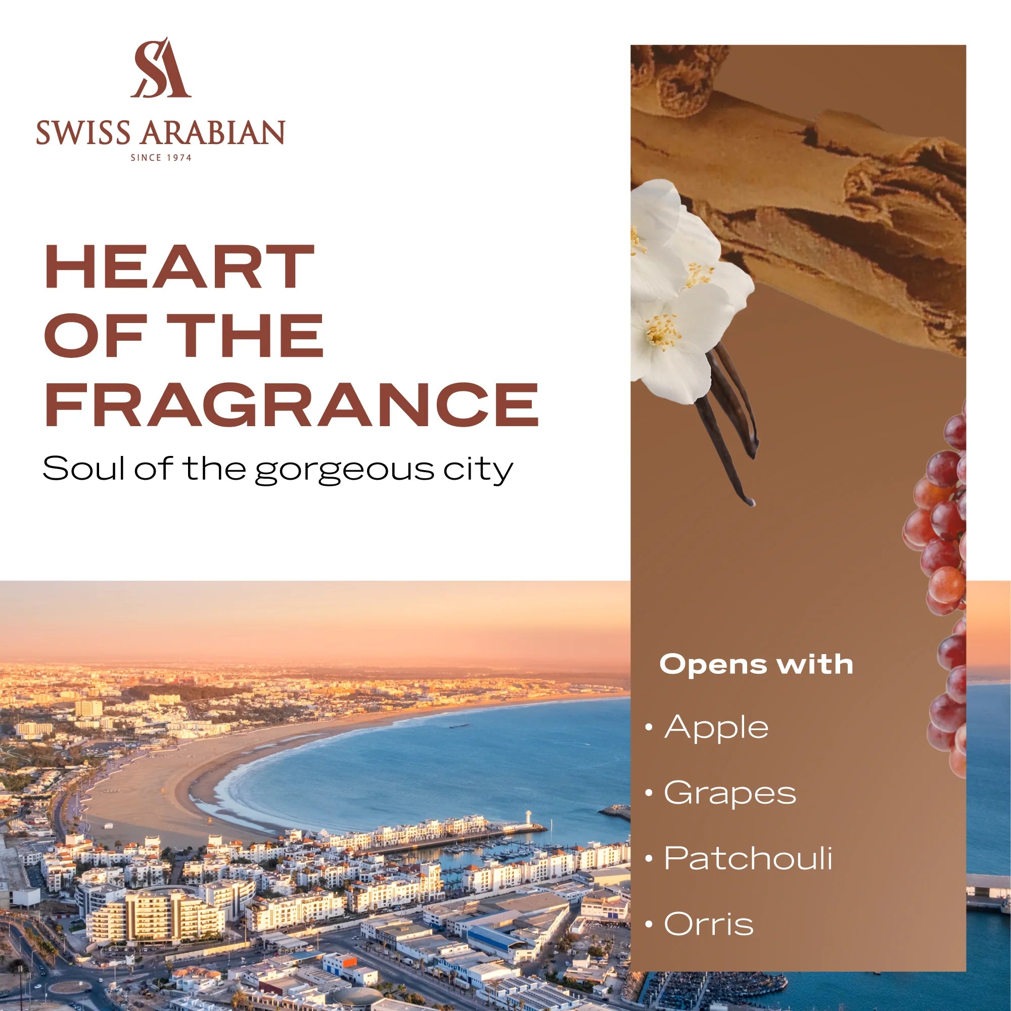 SWISS ARABIAN - ESSENCE OF CASABLANCA CONCENTRATED PERFUME OIL 25ML