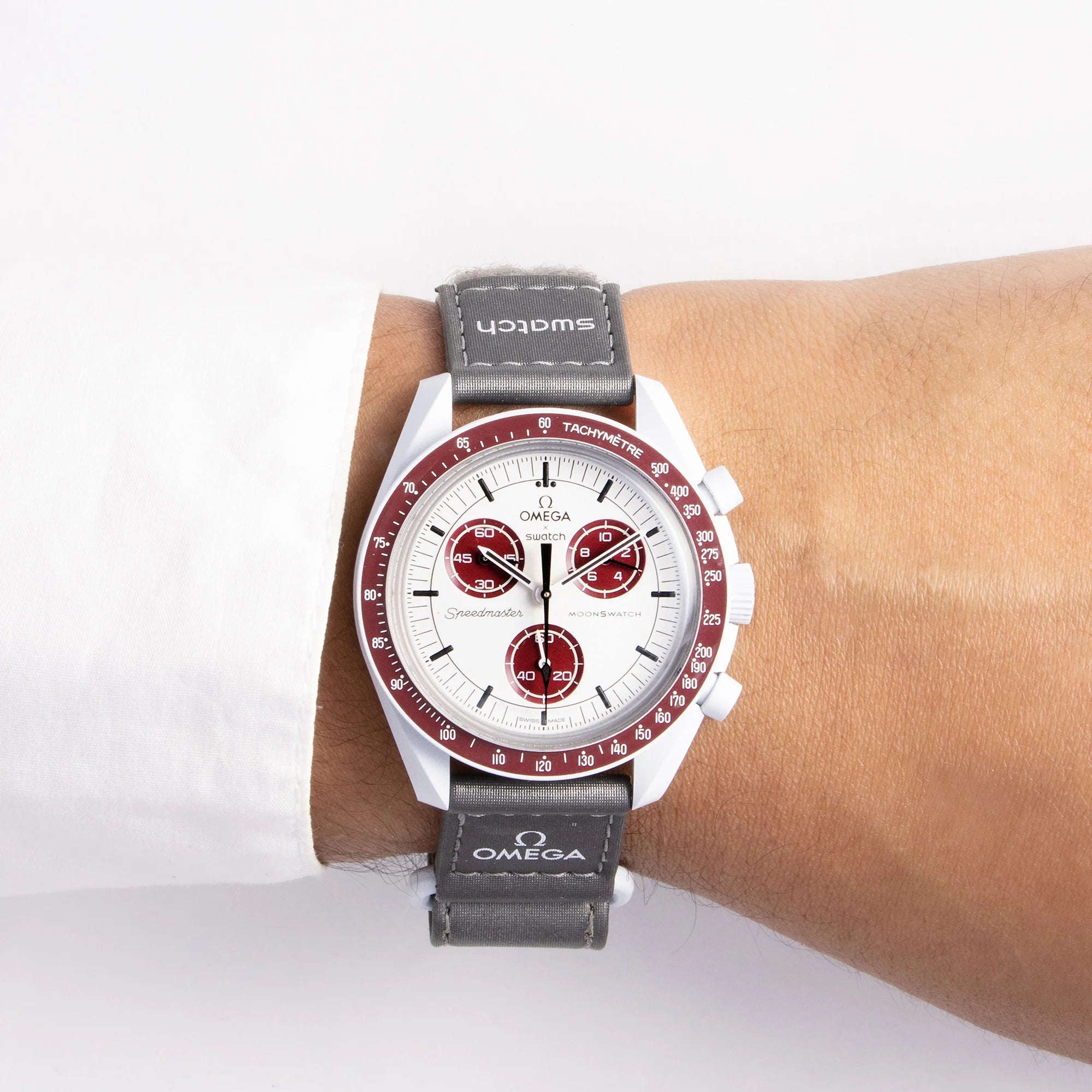 Men's Swatch x Omega MoonSwatch Mission to Pluto 42mm Watch -SO33M101